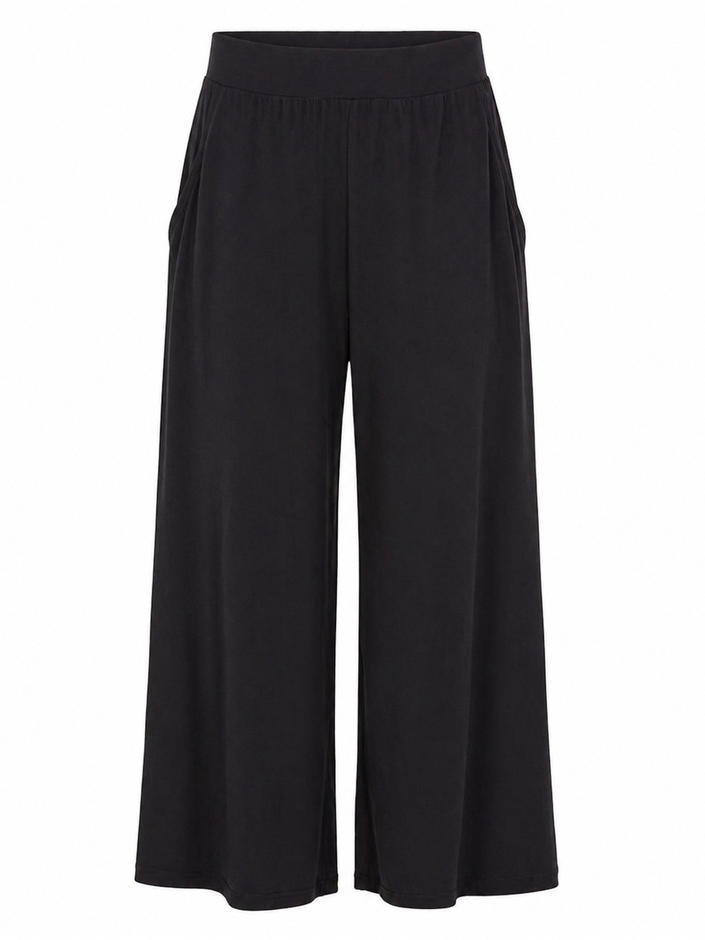 Papillon Bamboo Knit Black Culotte Pants XS NWT